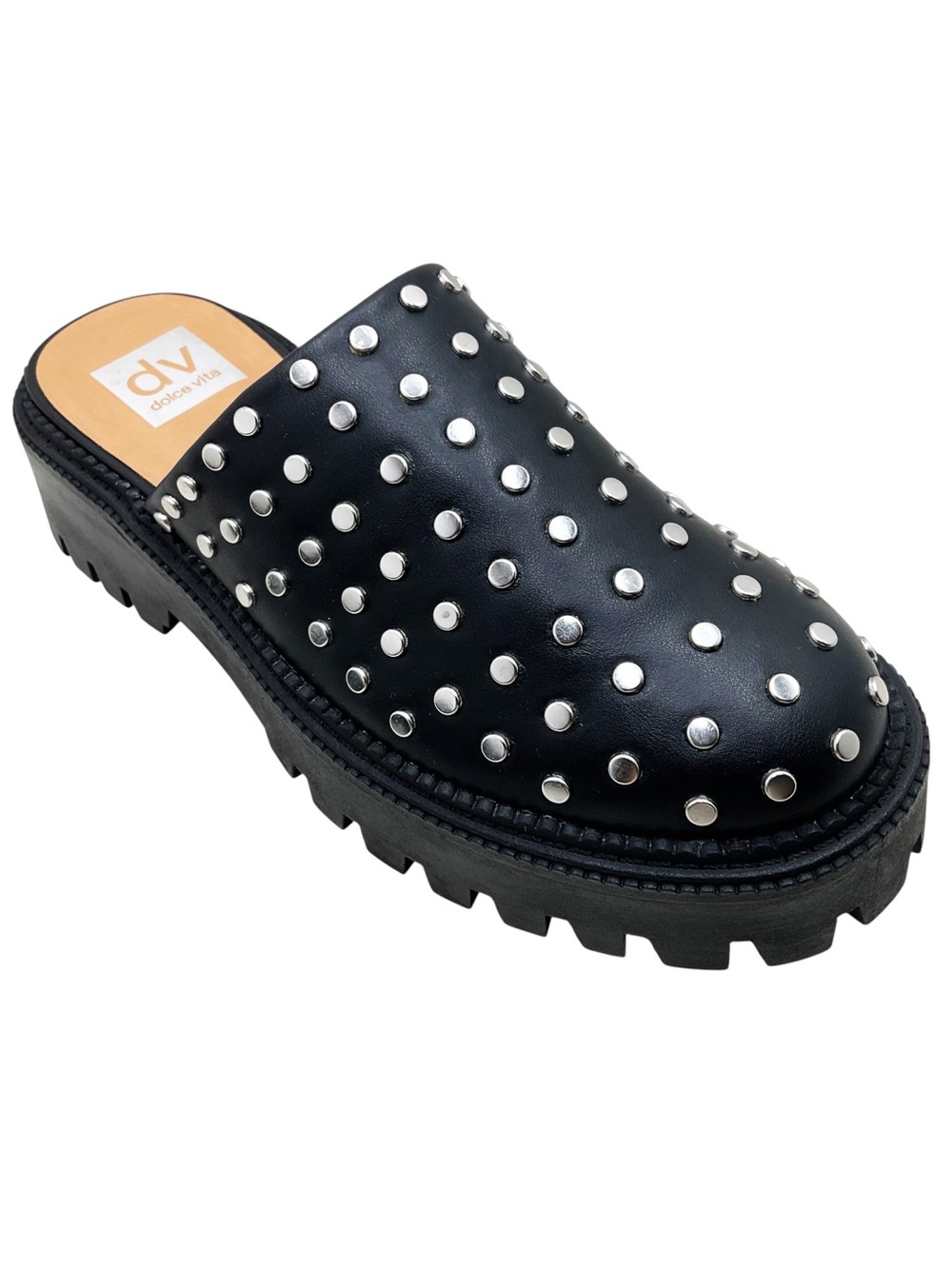{DV By Dolce} Vita Lexy Black Studded Platform Clogs - Picture 12 of 14
